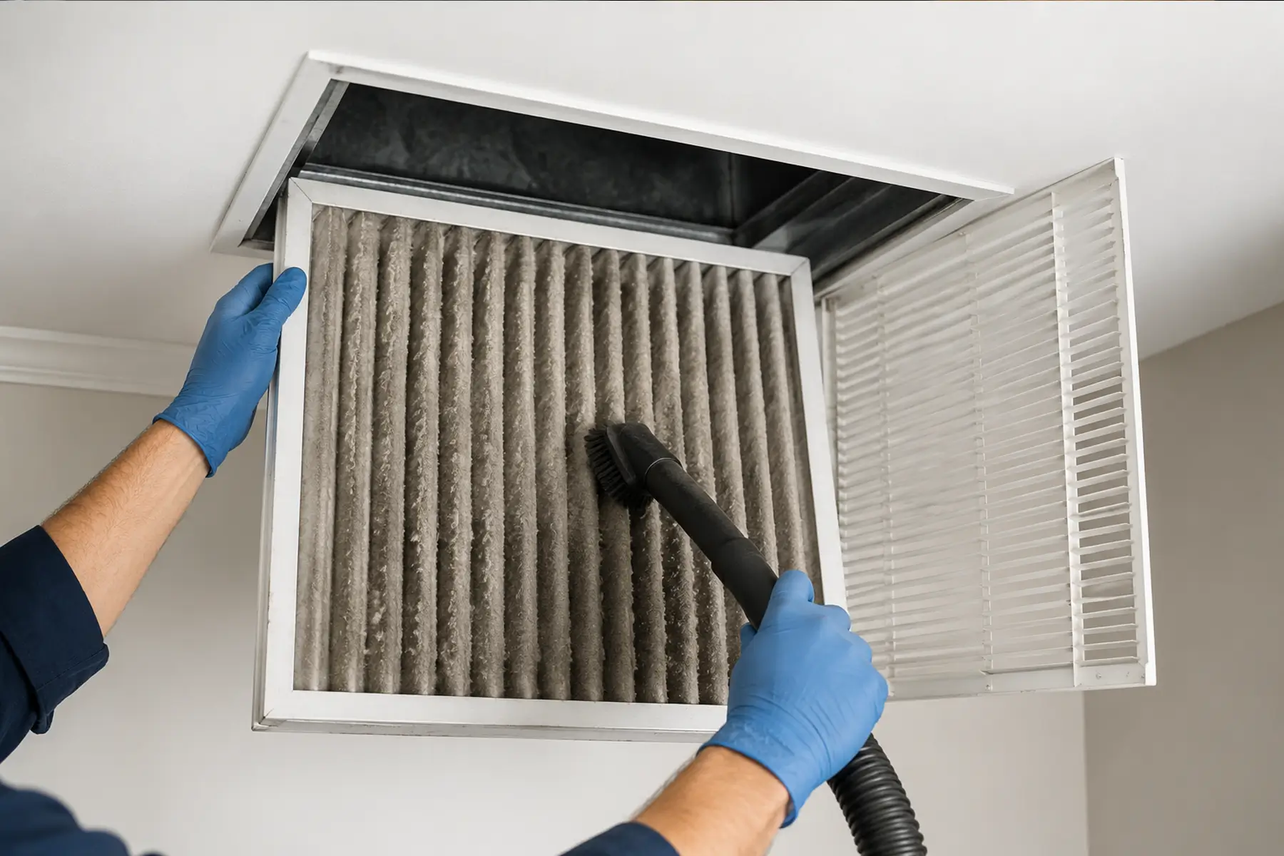 air filter cleaning