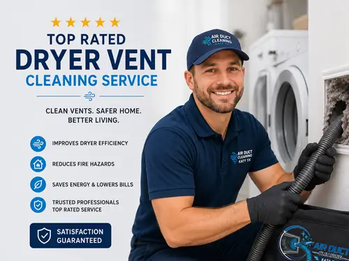 Top Rated dryer vent Cleaning Service technician cleaning